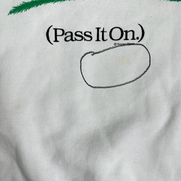 Vintage Merry Christmas Pass It On Ugly Sweater Sweatshirt L - Picture 8 of 8